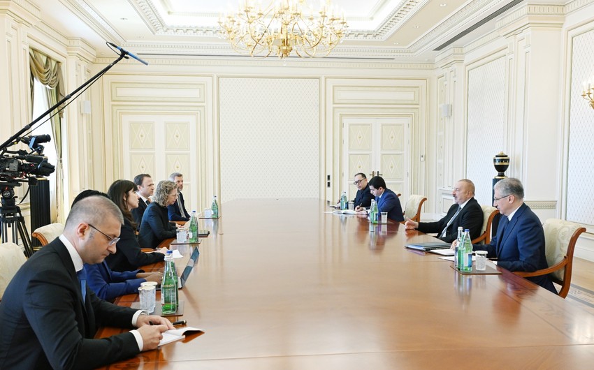 Prezident İlham Əliyev İnger Andersonu qəbul edib