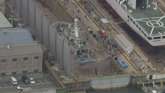 Yaponiyada gəmiqayırma zavodunda partlayış baş verib