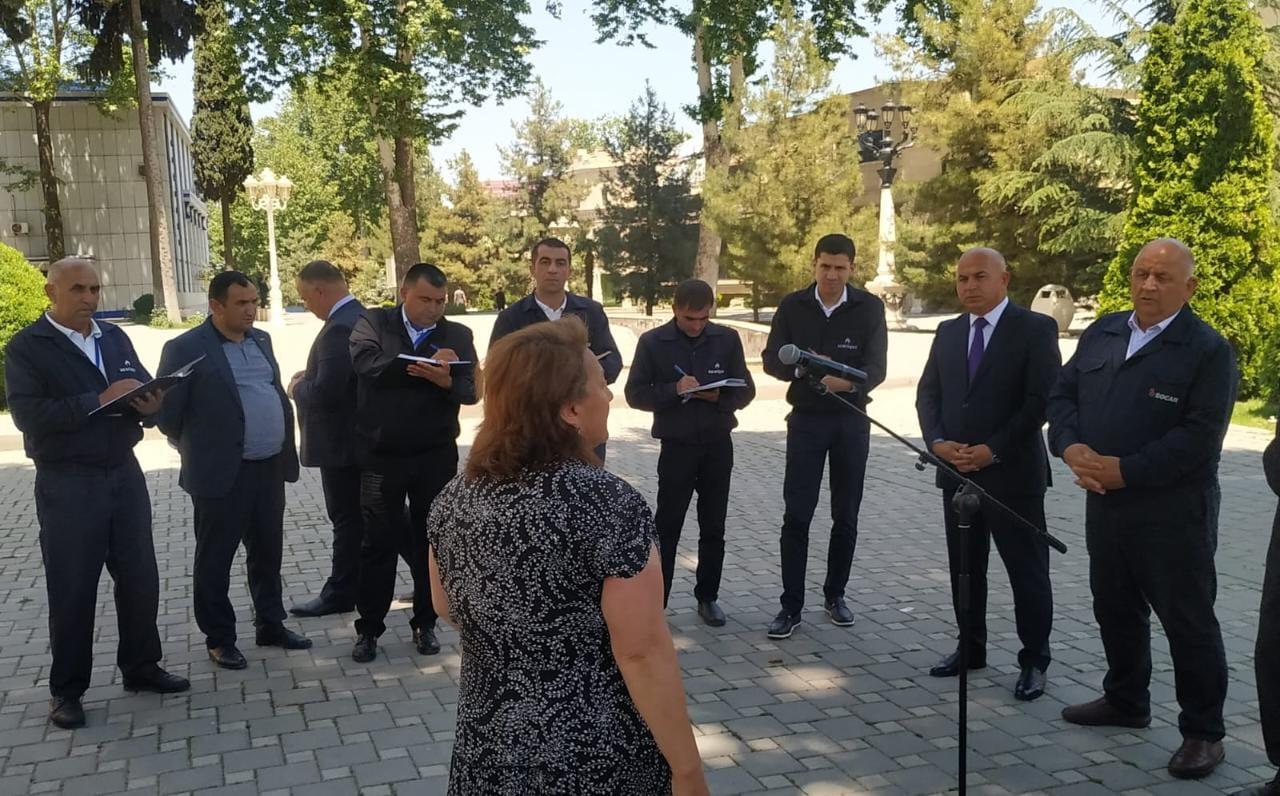 "Azəriqaz" Tərtərdə "Açıq mikrofon" aksiyası keçirdi (FOTO)