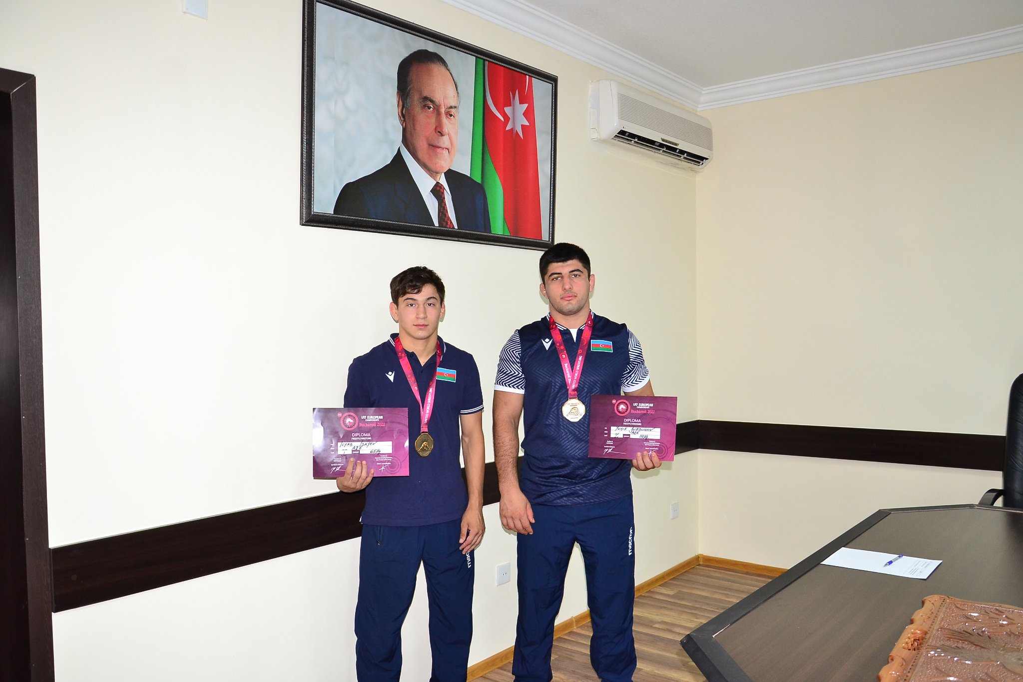 Seymur Orucov ağstafalı idmançılarla görüşdü (FOTOLAR)