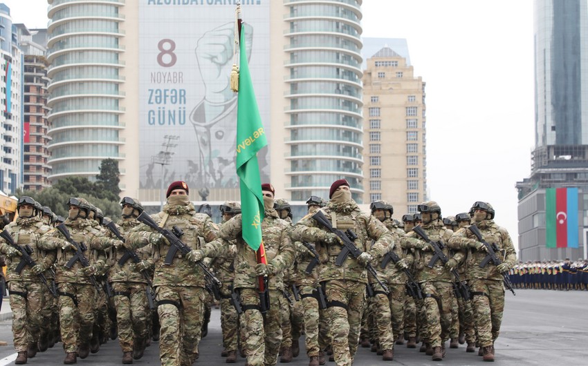 Azərbaycan Silahlı Qüvvələrinin yaranmasından 104 il ötür