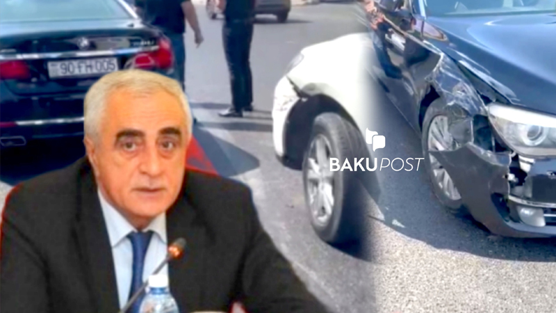 Bakıda nazir müavini qəzaya düşdü (FOTO/VİDEO)