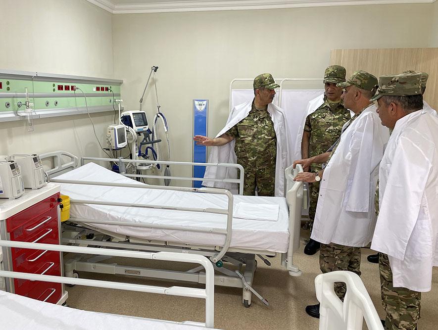 Zakir Həsənov Xocavənddə hərbi hospitalın açılışında (VİDEO/FOTO)