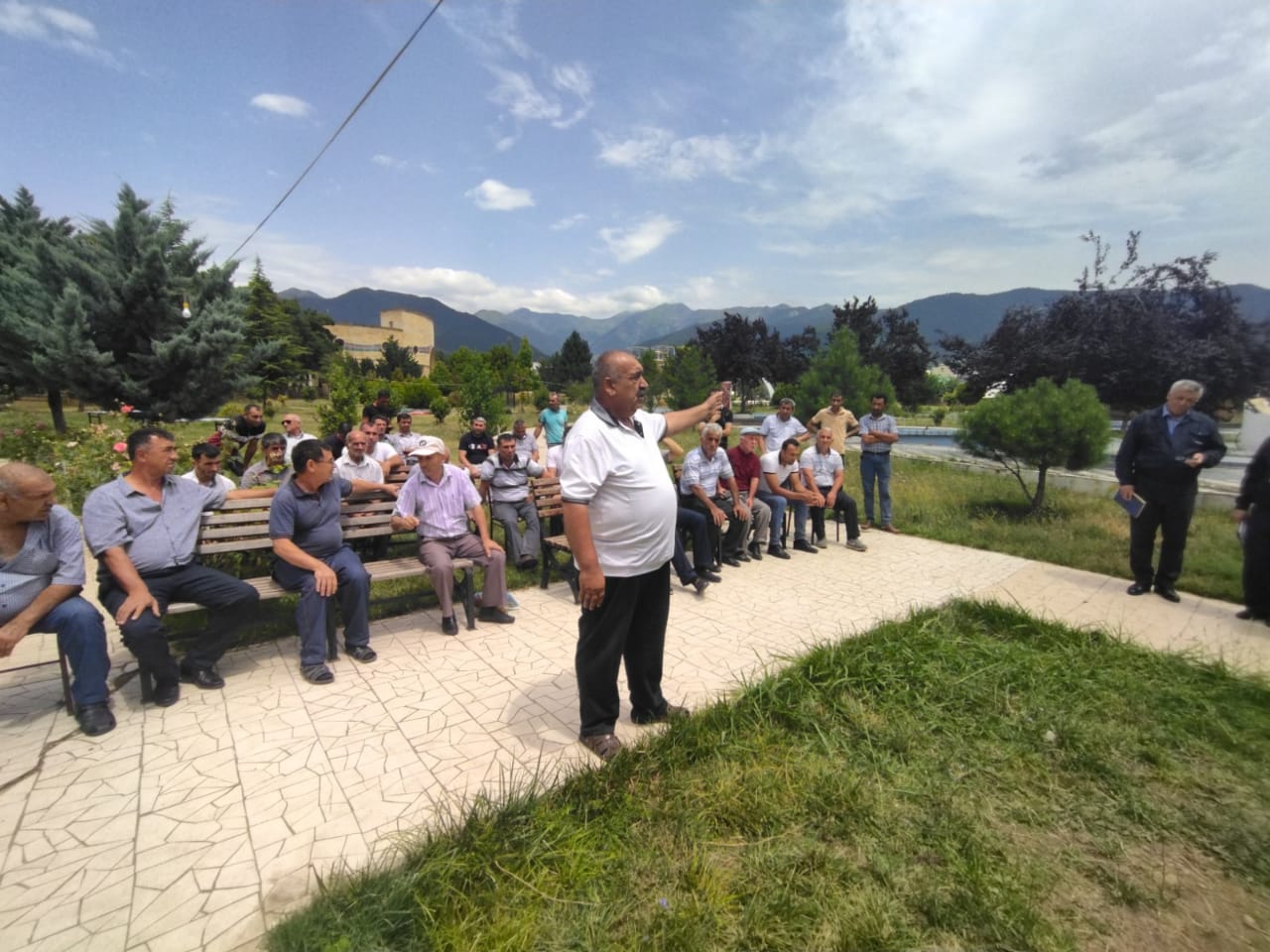 103-cü "Səyyar qəbul otağı" Oğuzda quruldu (FOTO)