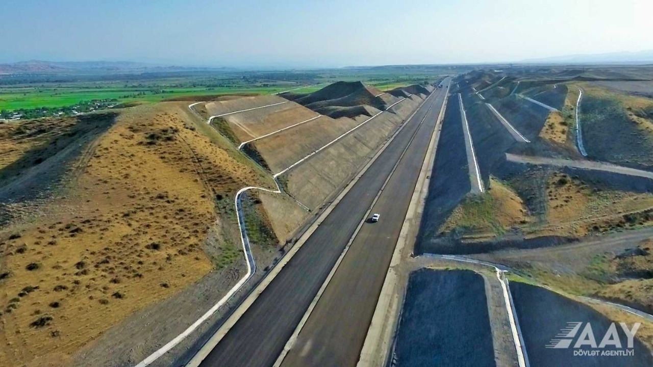 Zəngəzur dəhlizi tikintisi 57 faiz icra olundu (FOTO)