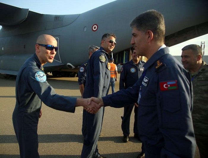 Türkiyə HHQ-nin nümayəndələri Azərbaycanda (FOTO)