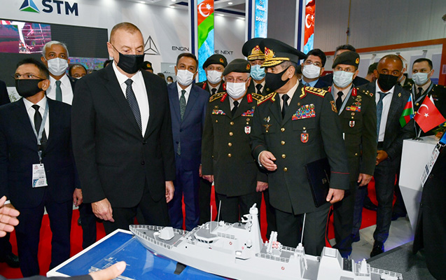 İlham Əliyev 4-cü “ADEX” və 13-cü “Securex Caspian” sərgiləri ilə tanış oldu (FOTO/YENİLƏNİB)