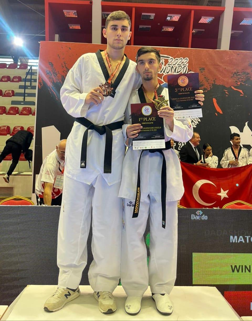 Azərbaycan taekvondoçusu Avropa çempionu oldu (FOTO)