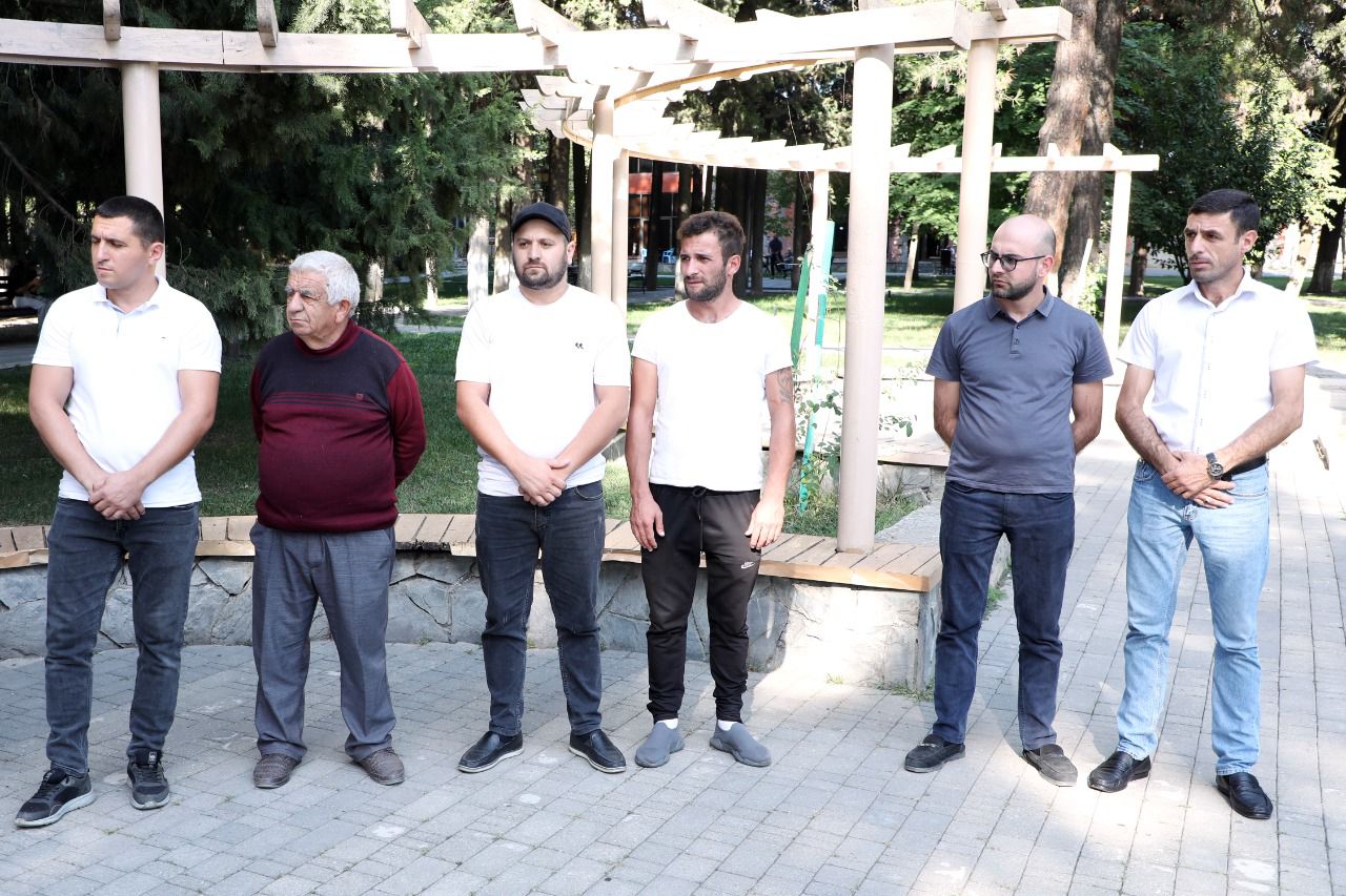 Qaxda "Açıq mikrofon" aksiyası keçidildi (FOTOLAR)