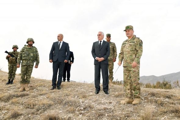 Naxçıvanın strateji yüksəkliklərində yerləşən müdafiə istehkamları möhkəmləndirildi (FOTO)