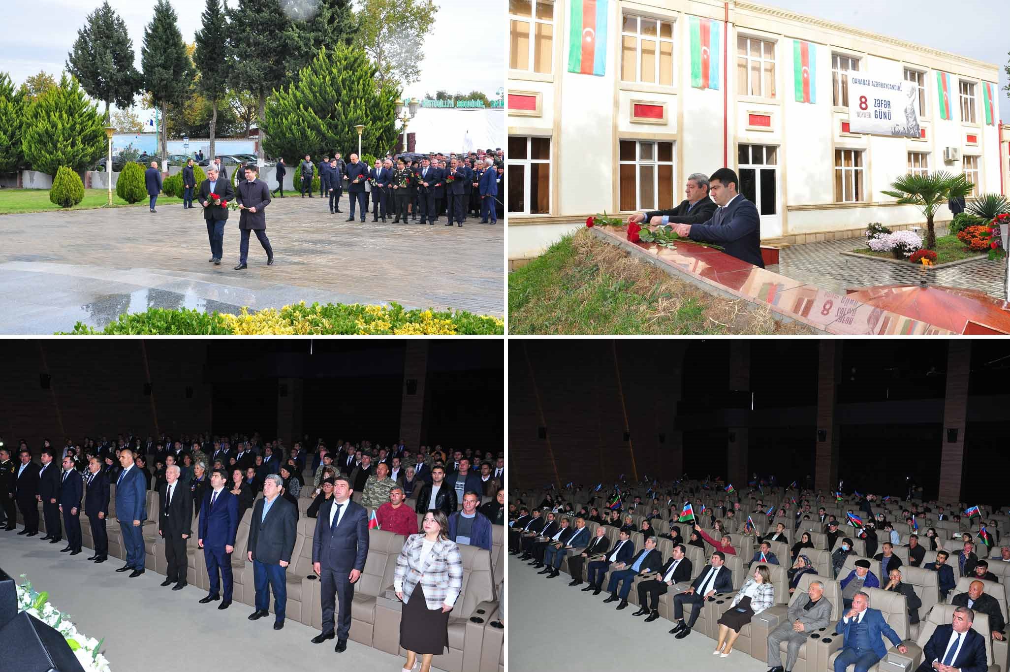 Ağstafada Zəfər Günü münasibəti ilə ümumrayon tədbiri keçirildi (FOTOLAR)
