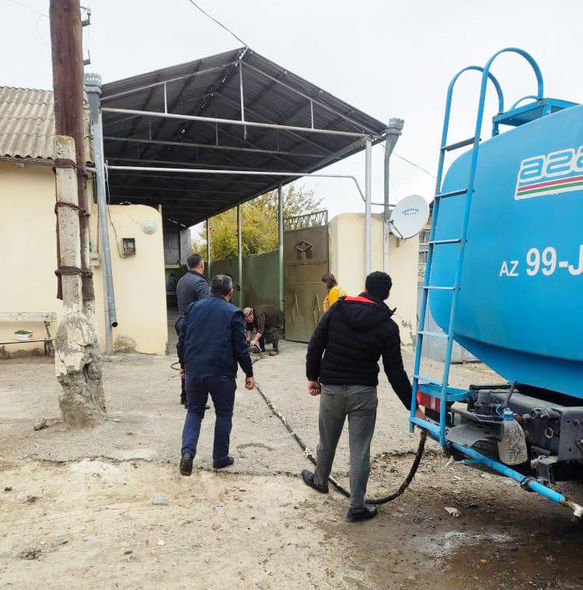 Borca görə Göygölün iki kəndinin suyu müvəqqəti dayandırıldı (FOTO)