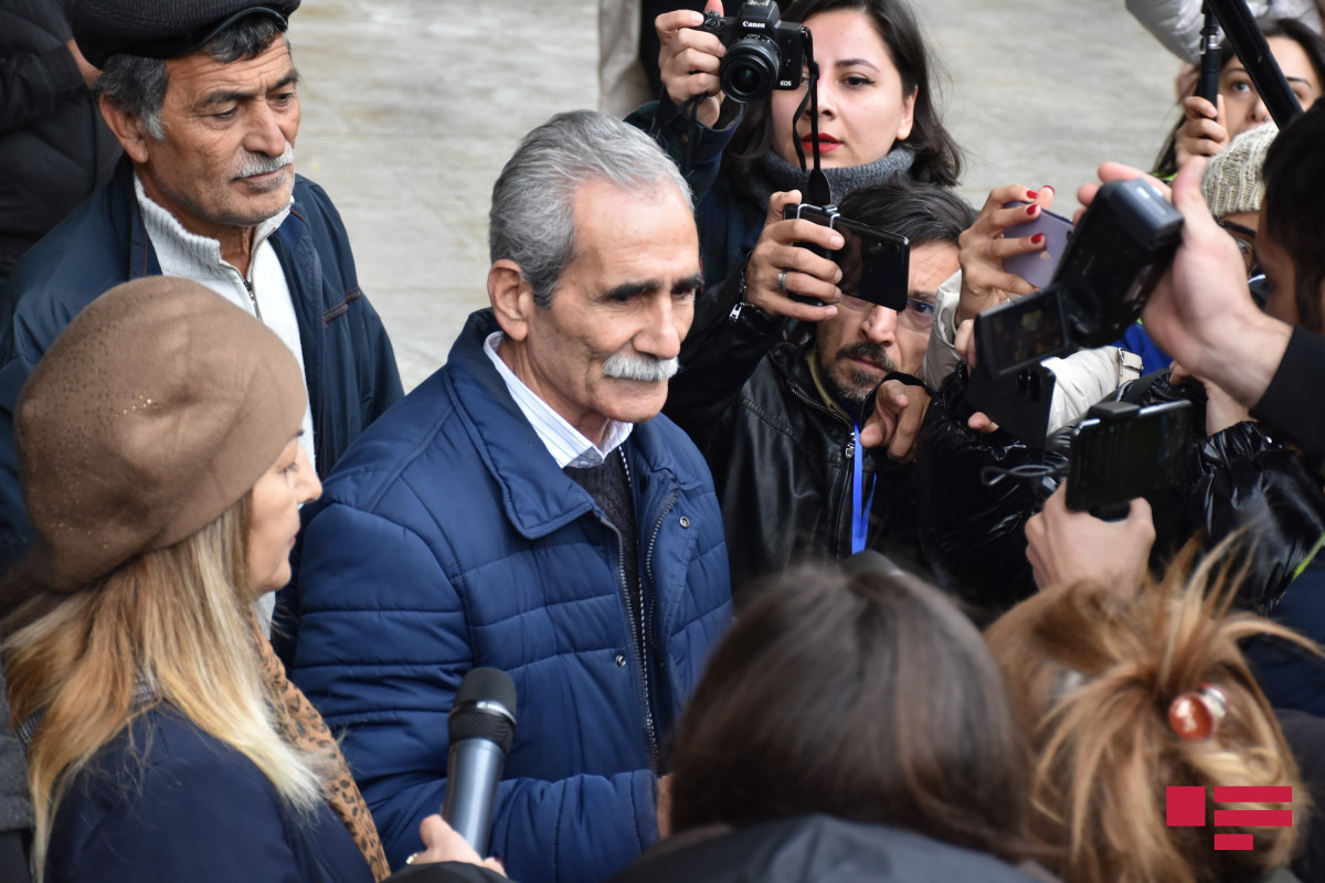Müsavat Partiyası İran səfirliyi qarşısında piket keçirdi (FOTOLAR)