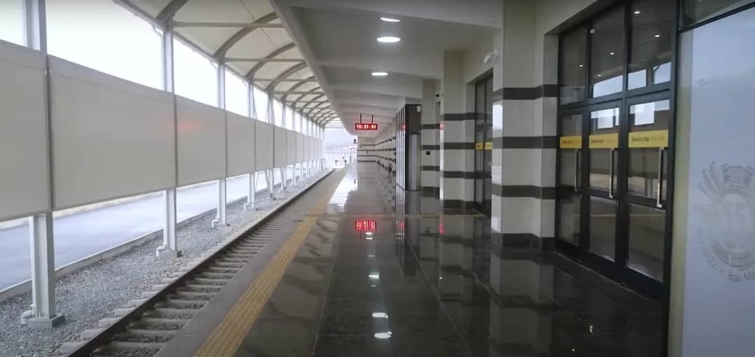 Bakı metrosunun yeni stansiyasından ilk görüntülər (FOTOLAR)