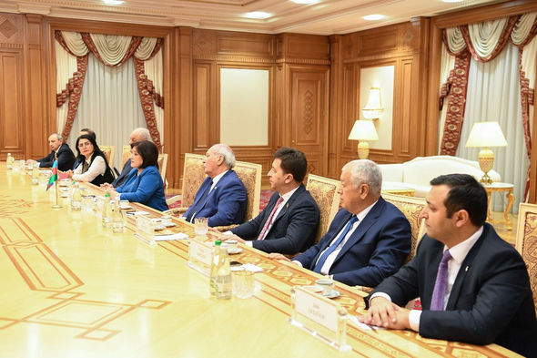 Sahibə Qafarova Türkmənistanda səfərdədir (FOTO)