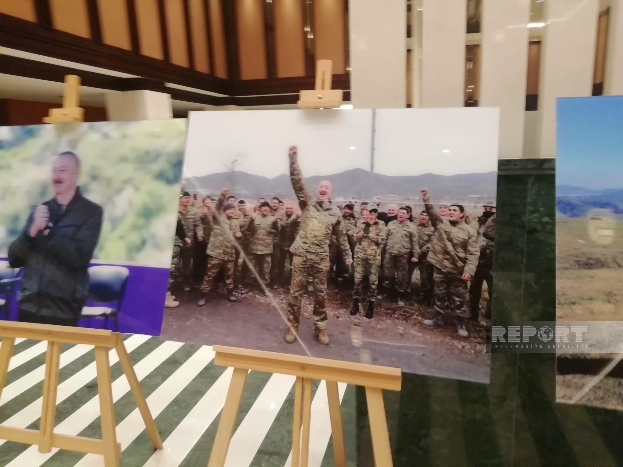 Türkiyə Prezident Administrasiyasında İlham Əliyevlə bağlı fotosərgi nümayiş olundu (FOTO)