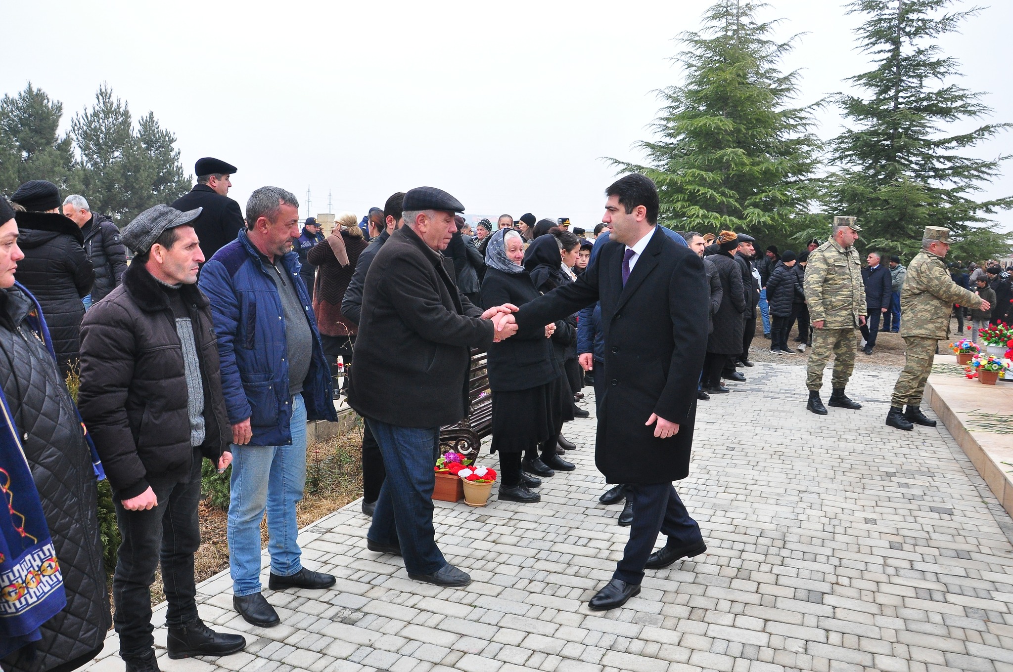 Ağstafada şəhidləri anım tədbiri keçirildi (FOTOLAR)