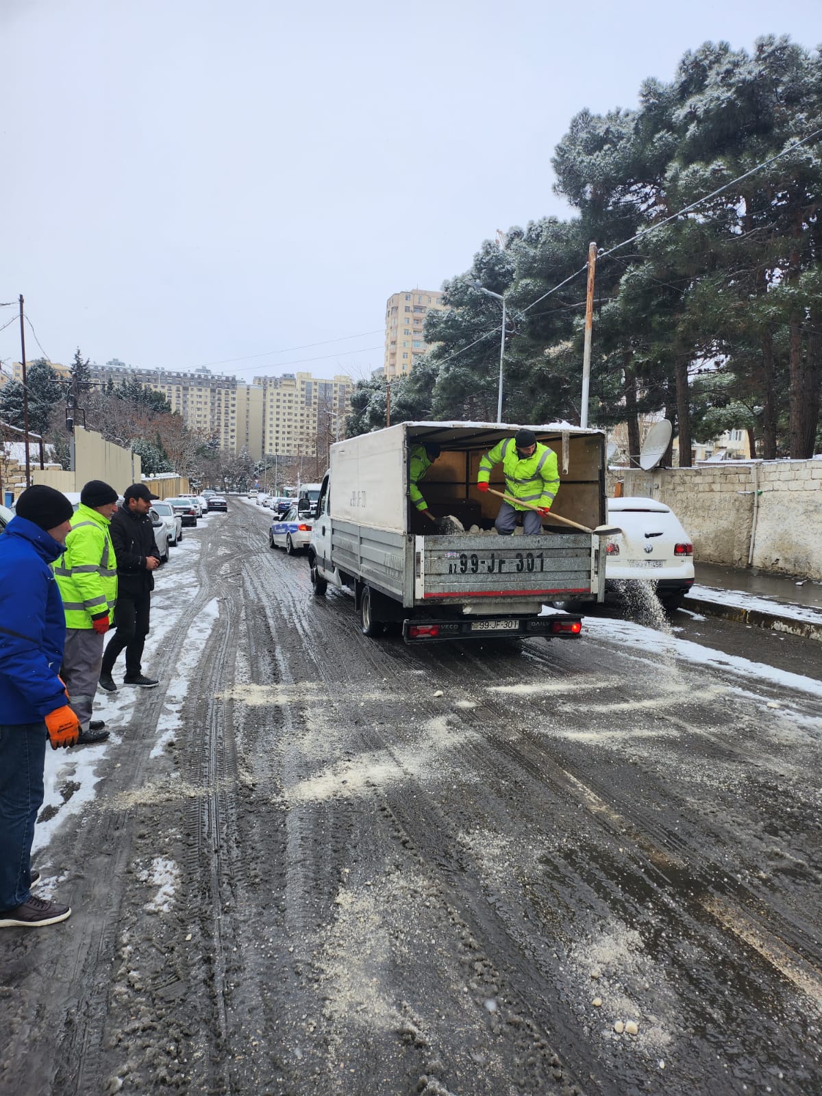 DYP əməkdaşları gücləndirilmiş iş şəraitində işləyir (FOTO/VİDEO)