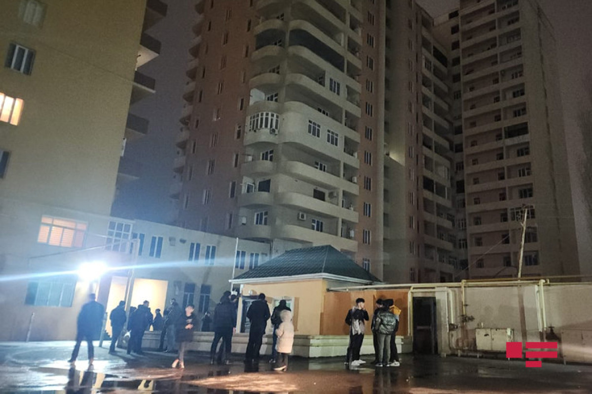 Xırdalanda binanın transformatoru yandı, sakinlər təxliyə edildi (FOTO)