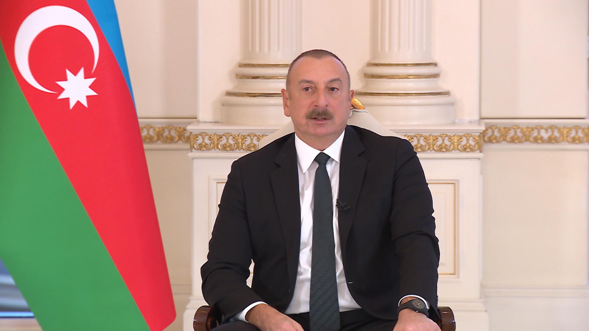 Prezident yerli televiziya kanallarına müsahibə verib (YENİLƏNİB/VİDEO)