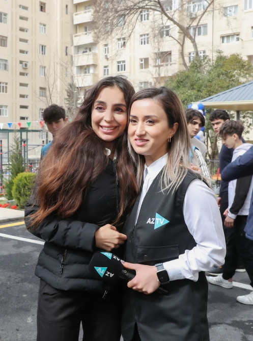Leyla Əliyevanın iştirakı ilə növbəti “Bizim həyət”in açılışı oldu