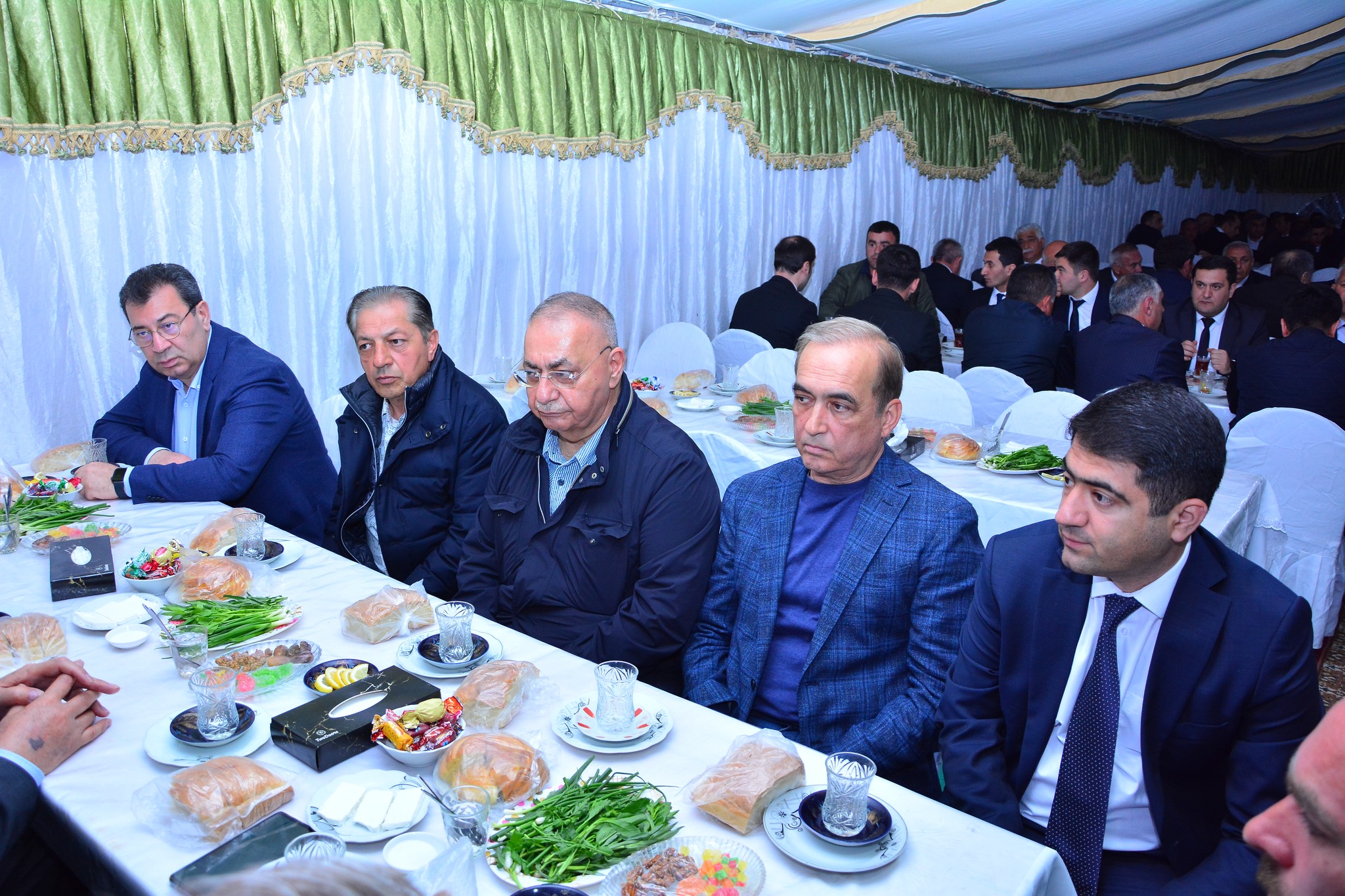 Ağstafada şəhid Elşad Həsənovun ailəsi ziyarət olunub (FOTOLAR)