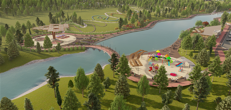 Azərbaycanda yeni salınacaq park belə olacaq (FOTOLAR)