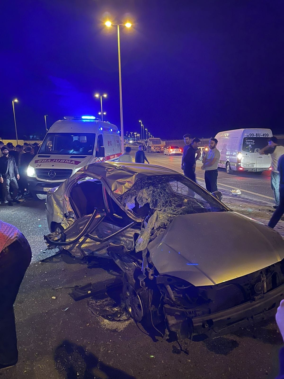 İki gəncin ölümünə səbəb olan sürücü məhkəmə qarşısında (FOTO/VİDEO)