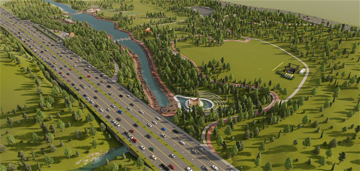 Azərbaycanda yeni salınacaq park belə olacaq (FOTOLAR)