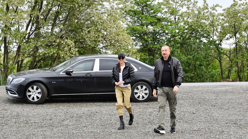 Prezident və birinci xanım Xocavənd və Füzuli rayonlarına səfər edib (YENİLƏNİB)