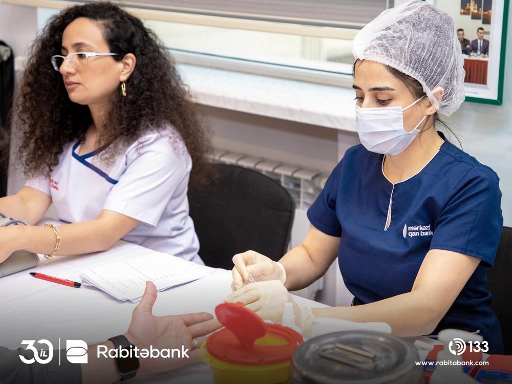 “Rabitəbank” ASC-də qanvermə aksiyası keçirilib (FOTOLAR)