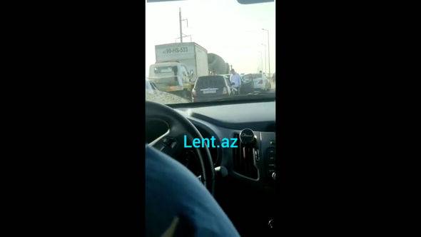 Toy karvanı qəza törətdi (FOTO/VİDEO)
