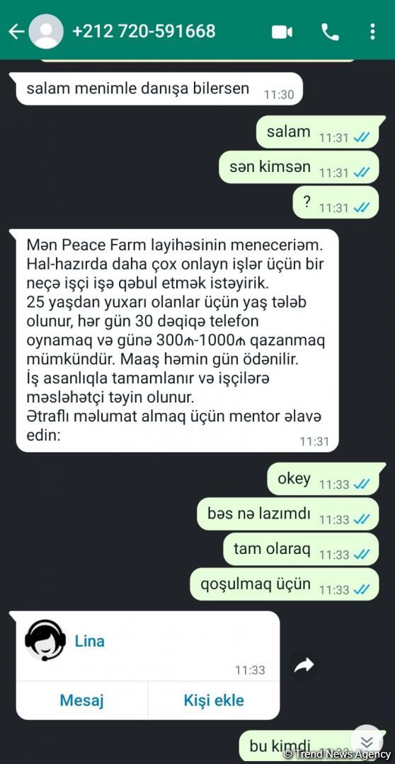 DİQQƏT! Sosial şəbəkələrdə saxta iş elanları paylaşılır