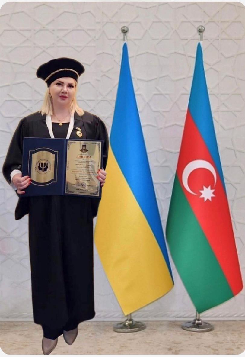 ADU-nun professoru “Fəxri doktor” diplomu ilə təltif edilib (FOTO)