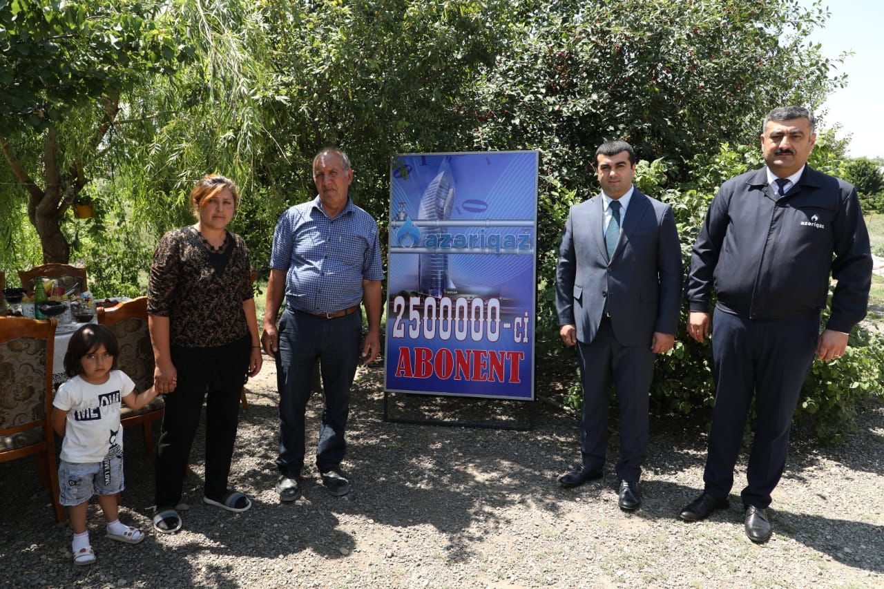 “Azəriqaz”ın 2,5 milyonuncu abonenti məlum oldu (FOTO)
