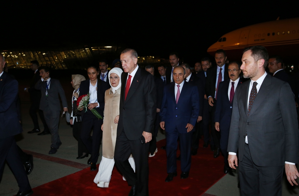 Ərdoğan Azərbaycana gəldi (FOTO)