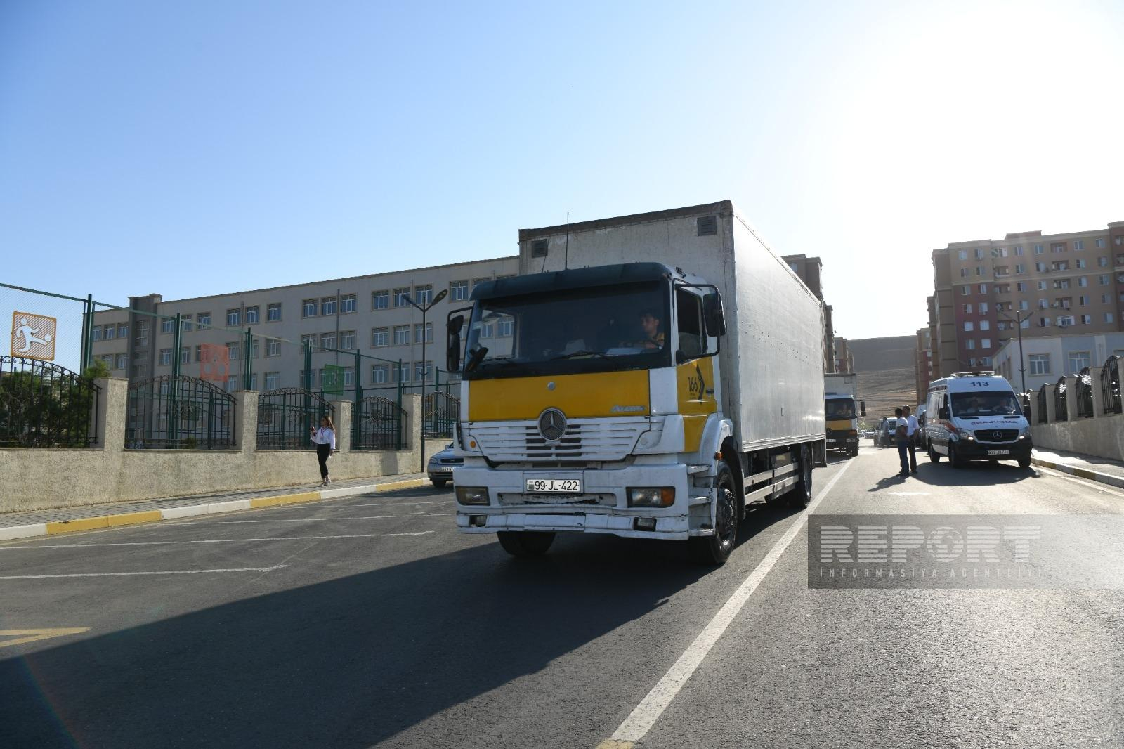 Daha bir neçə ailə Laçın şəhərinə yola salındı (FOTO)
