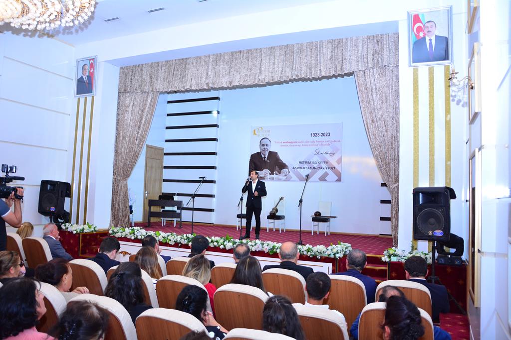 Ağstafada “Heydər Əliyev və Azərbaycan Mədəniyyəti” mövzusunda tədbir keçirildi