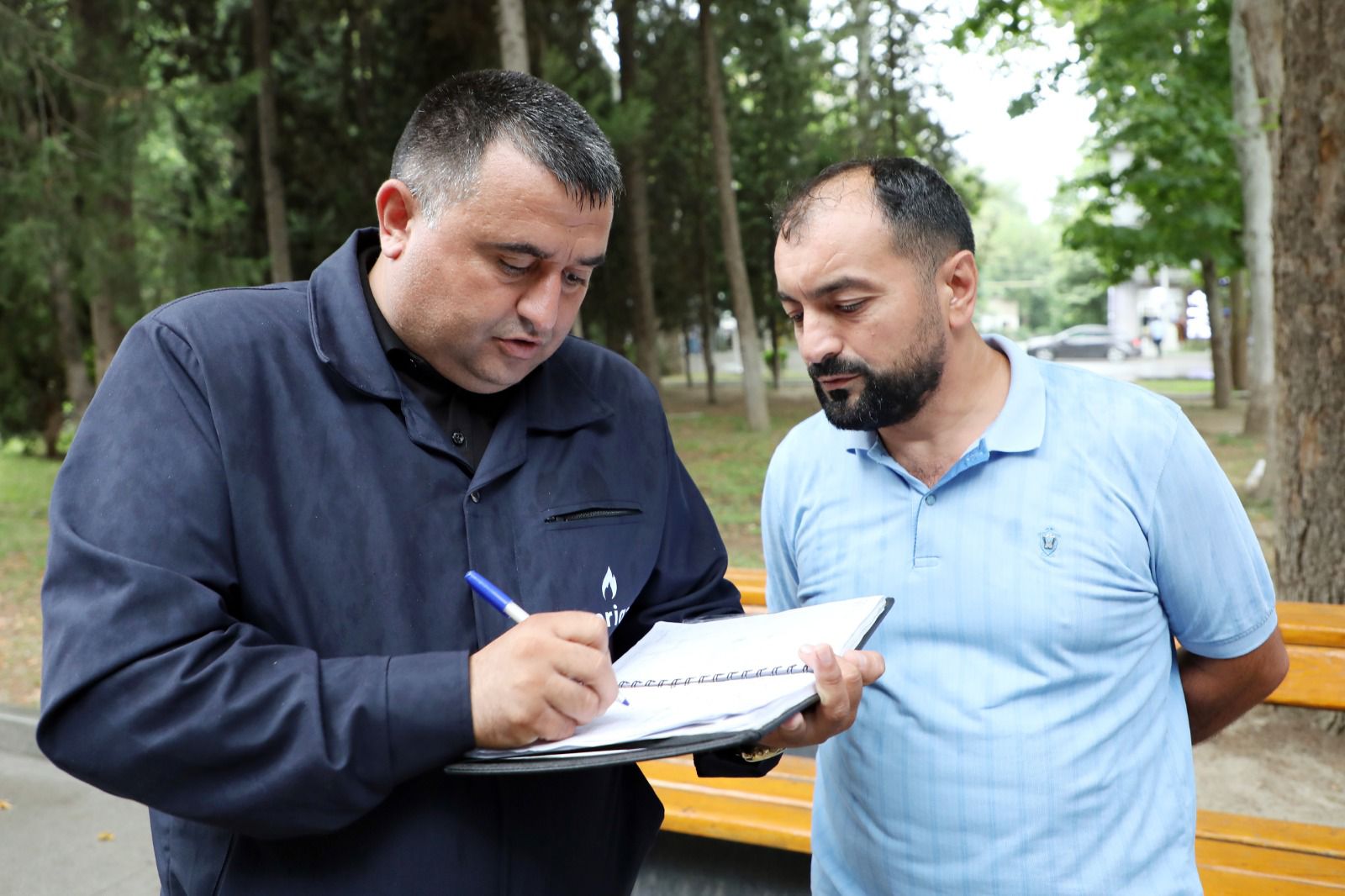 "Səyyar qəbul otağı" enerji şəhərinin sakinləri üçün quruldu (FOTO)