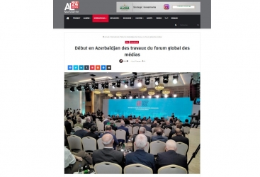 Prezidentin Şuşa Forumundakı çıxışı dünya mediasının diqqət mərkəzində qalmaqda davam edir