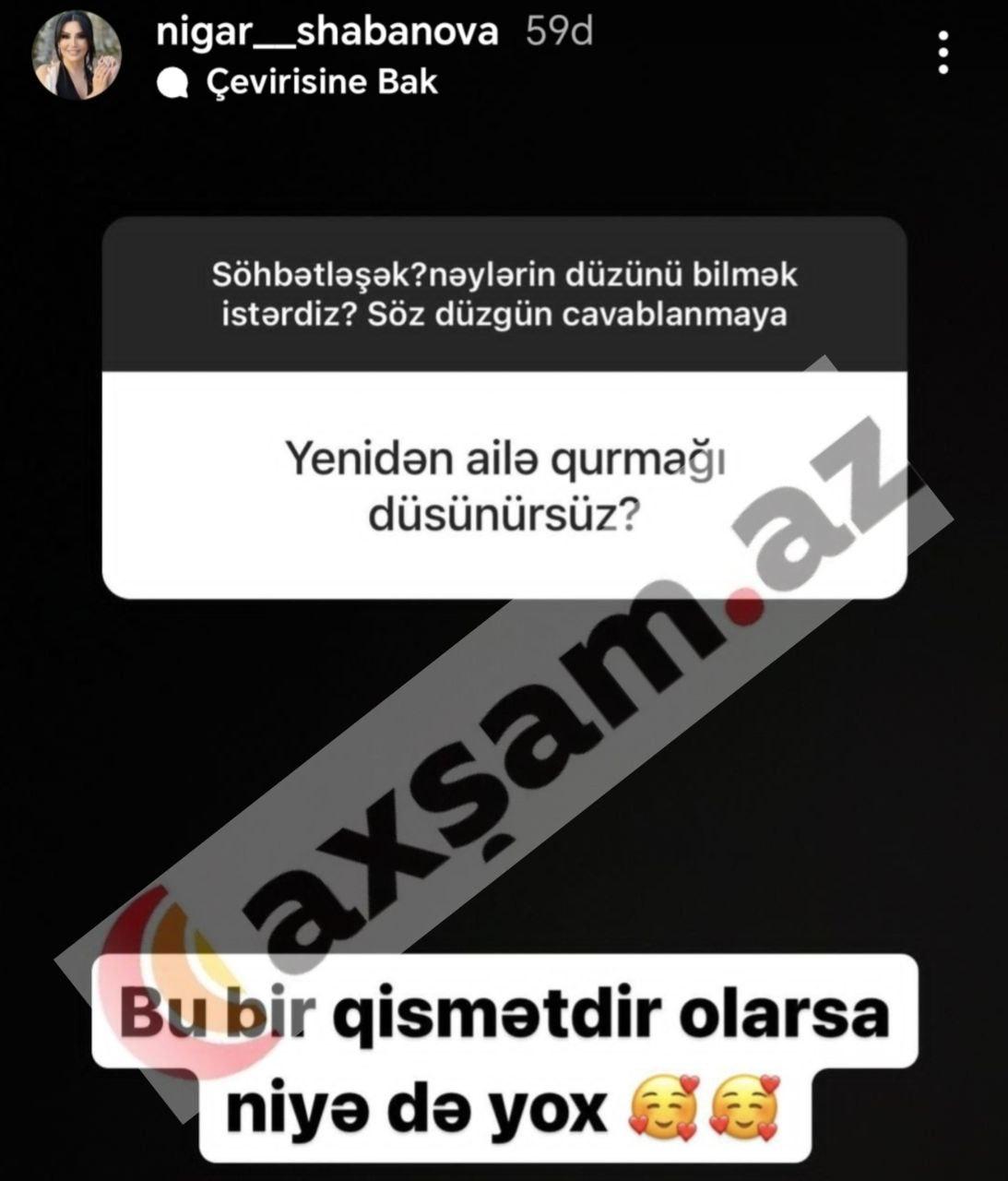 Nigar yenidən evlənəcək? (FOTO)