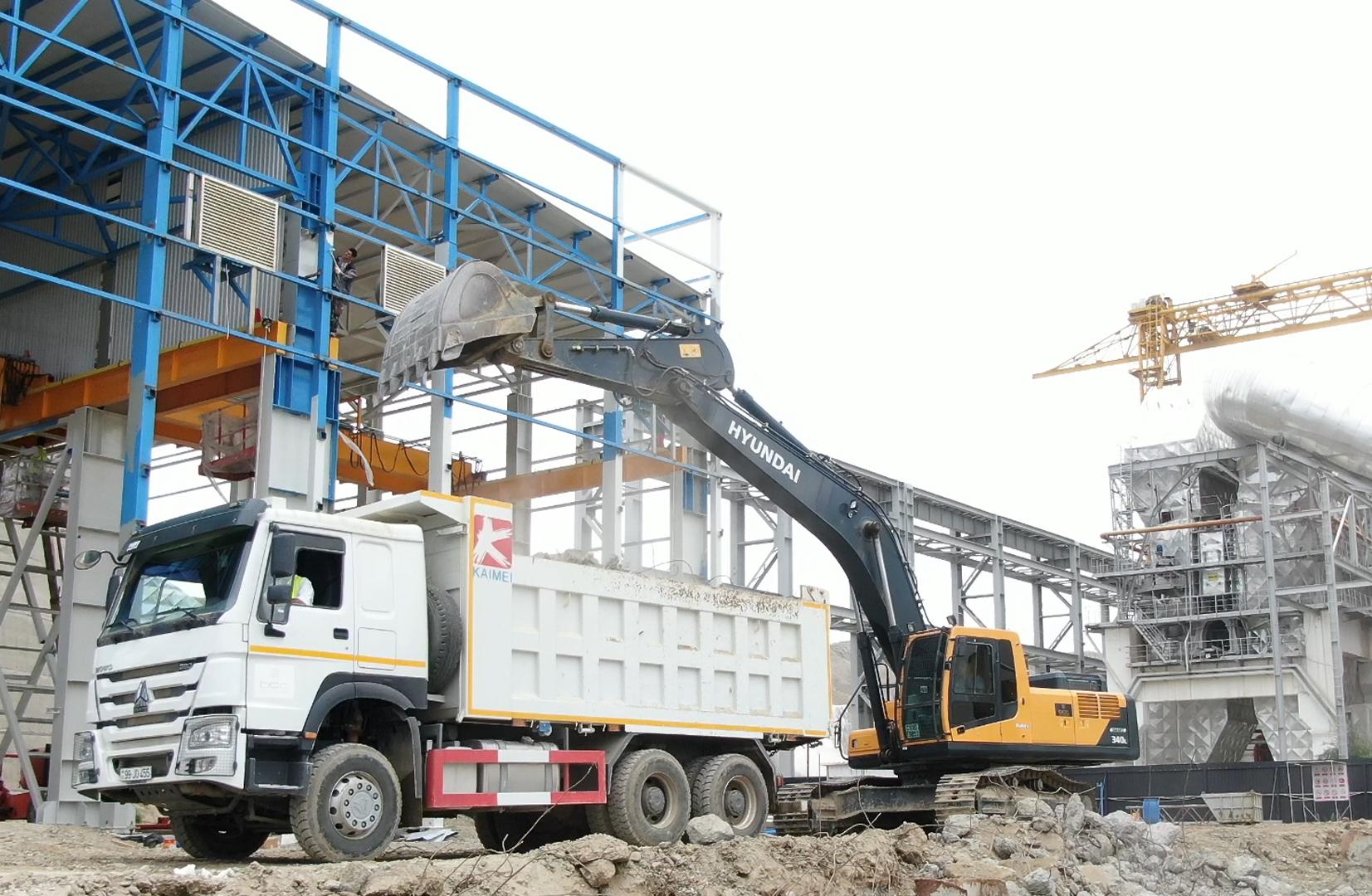 Müstəqillik dövrünün ən böyük elektrik stansiyası tikilir (FOTO/VİDEO)