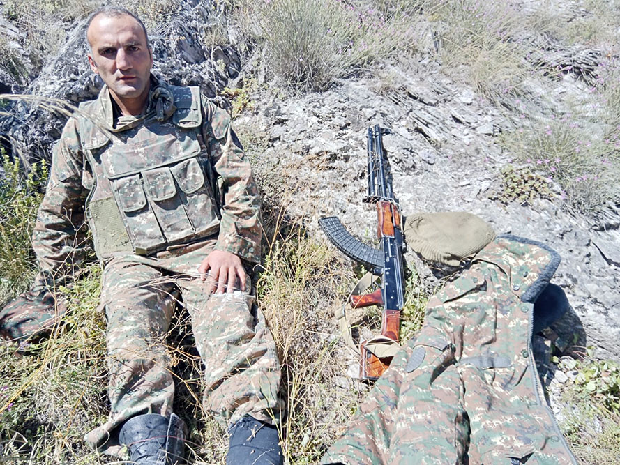 Saxlanılan erməni diversant 44 günlük müharibədə Azərbaycana qarşı döyüşüb (FOTO)