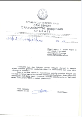 Bakının başsız qalan rayonu: qazilər və sakinlər etiraz edirlər