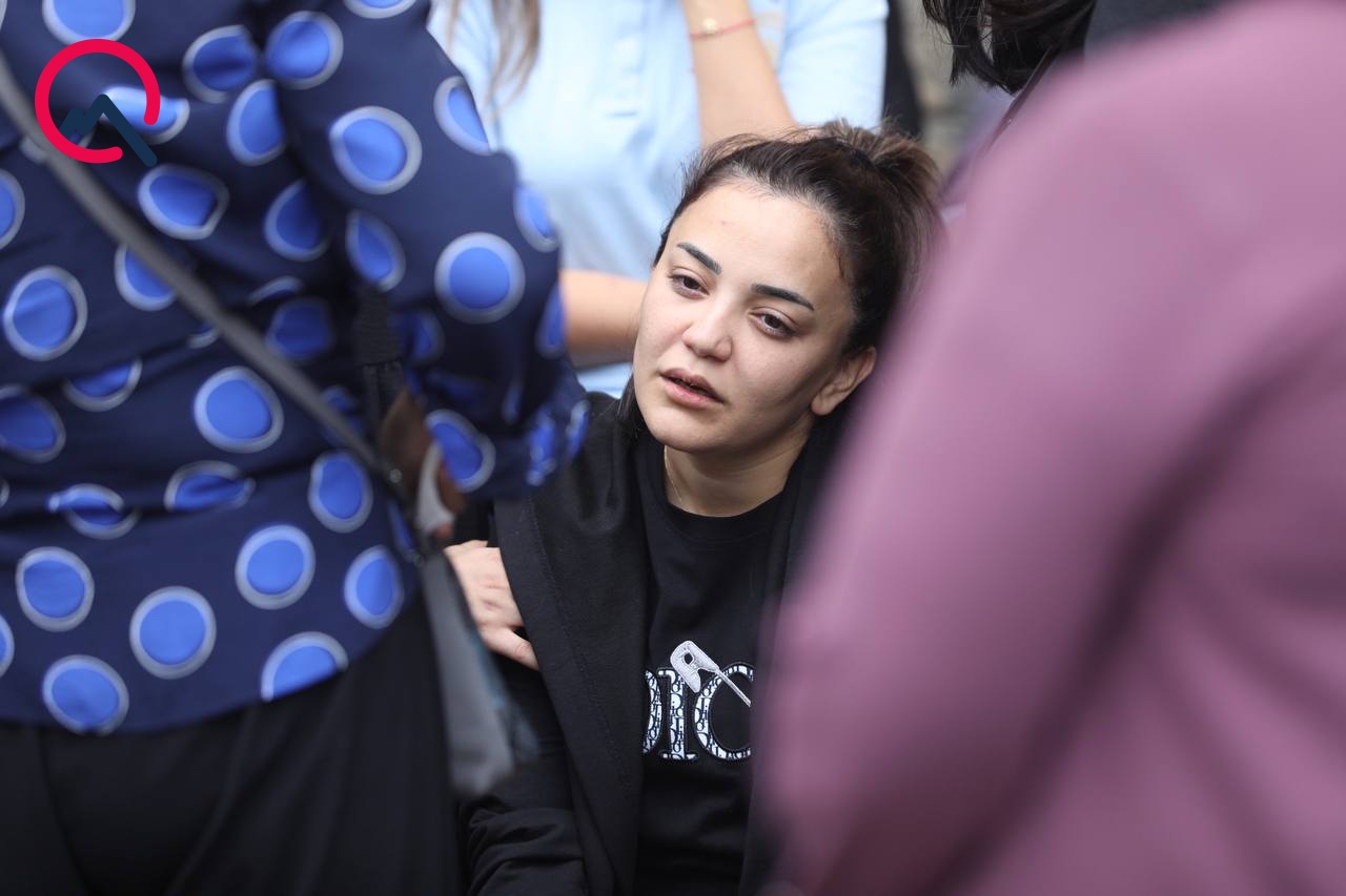 Ataları ilə son görüş... (FOTOLAR)