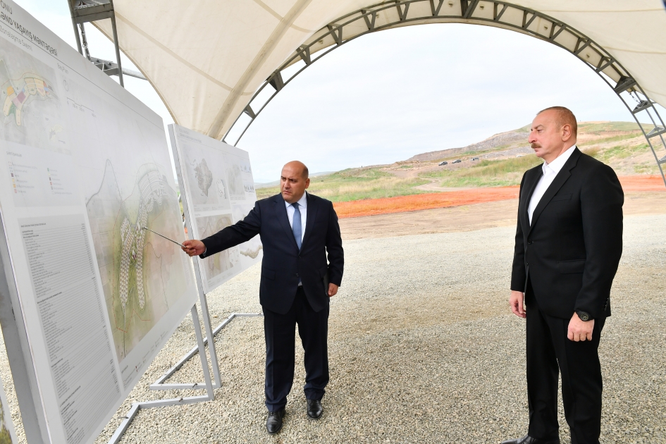 Füzulidə iki kəndin, bağçanın, yaşayış və idman komplekslərinin təməli qoyuldu (YENİLƏNİB)