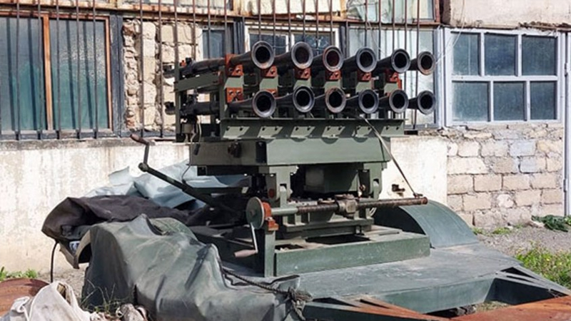 Qarabağda əldəqayırma partladıcıların hazırlandığı emalatxana tapıldı (VİDEO)