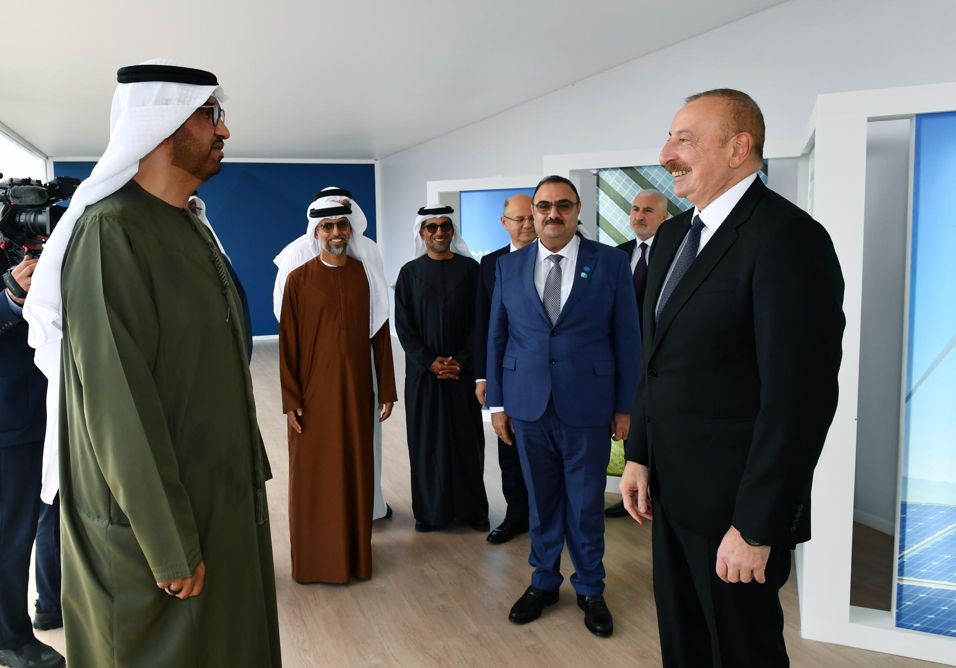Prezident Qaradağ Günəş Elektrik Stansiyasının rəsmi açılış mərasimində iştirak etdi (FOTO/YENİLƏNİB)