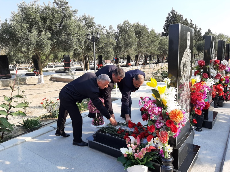 Şəhid Fuad Bağırovun əziz xatirəsi anıldı (FOTO)