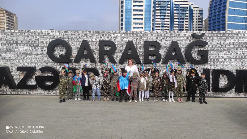 265 №-li tam orta məktəbin 1c sinifi Hərbi Qənimətlər Parkını ziyarət edib (FOTO)